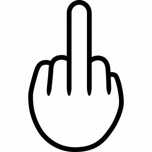 Finger, fu, fuck you, gesture, hand, insult, middle icon - Download on Iconfinder