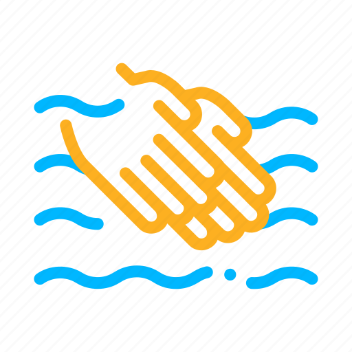 Cleaning, hands, washing, water icon - Download on Iconfinder