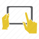 device, finger, hand, hold, screen, tablet, touch