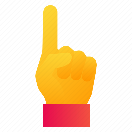 Finger, hand, point, up icon - Download on Iconfinder