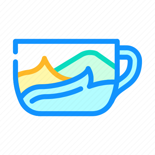 Cup, coloring, drawing, handiwork, craft, hobby icon - Download on Iconfinder