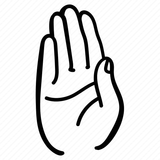 Gesture, communication, human hand, hand palm, hand icon - Download on Iconfinder