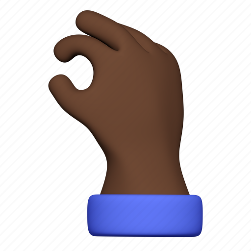 Ok hand, hand gesture, african american, agree icon - Download on Iconfinder