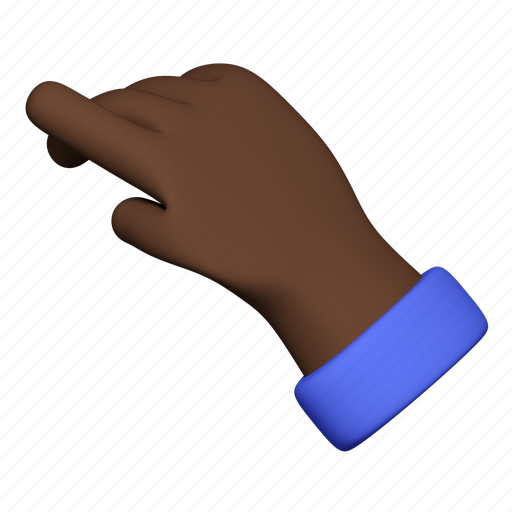 Hand, point, click, african american icon - Download on Iconfinder
