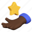 star, favorite, african american, hand 