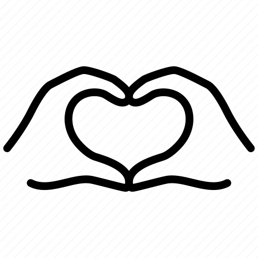 Hand, hands, heart, love, favorite, gesture, valentine icon - Download on Iconfinder