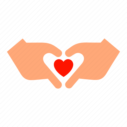 Heart, hand, love, care, health, gesture, valentines day icon - Download on Iconfinder