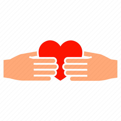 Heart, hand, love, care, health, gesture icon - Download on Iconfinder