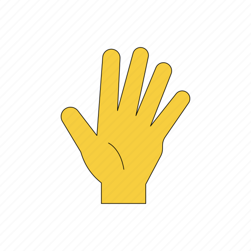 Five, fingers, count, palm, hand icon - Download on Iconfinder