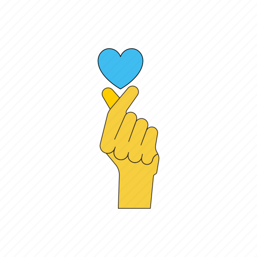 Heart, sign, hand, gesture, love icon - Download on Iconfinder