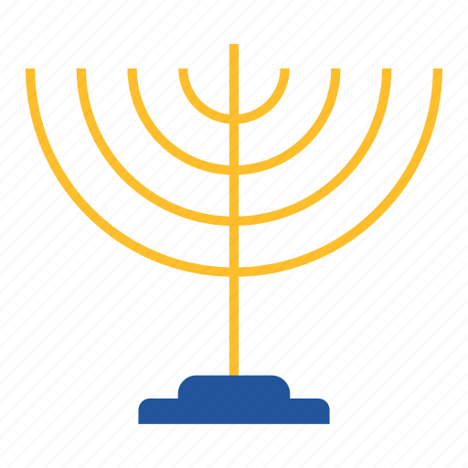 Candles, chanukah, hanukkah, israel, jewish, menorah, religious icon - Download on Iconfinder