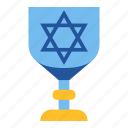 chanukah, goblet, hanukkah, israel, jewish, religious, star of david