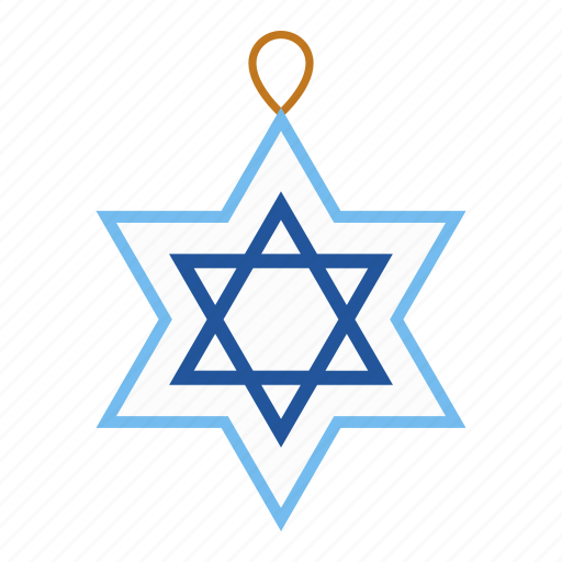 Chanukah, hanukkah, hanukkah decoration, israel, jewish, religious, star of david icon - Download on Iconfinder