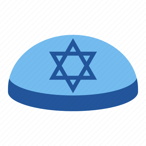 Chanukah, hanukkah, israel, jewish, kippah, religious, star of david icon - Download on Iconfinder