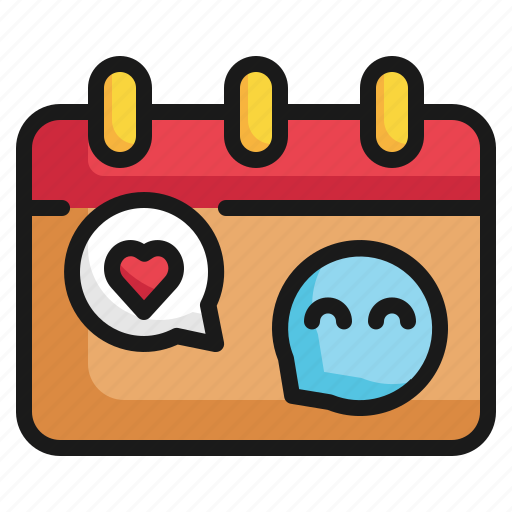 Calendar, date, smile, emoticon, event, happiness icon icon - Download on Iconfinder