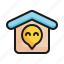 home, smile, house, happiness icon 