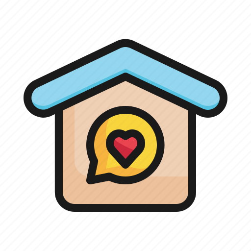Love, home, heart, house, happiness icon icon - Download on Iconfinder