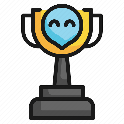 Trophy, success, smile, business, happiness icon icon - Download on Iconfinder