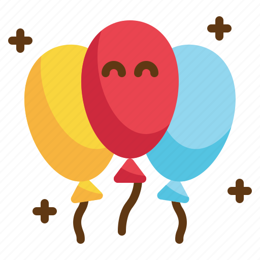 Balloon, party, smile, celebration, emoticon, happiness icon icon - Download on Iconfinder