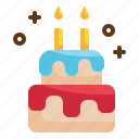 cake, party, celebration, birthday, happiness icon