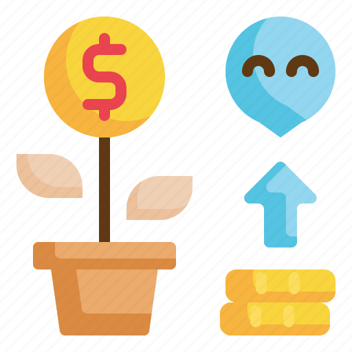 Profit, growth, up, smile, happiness icon icon - Download on Iconfinder