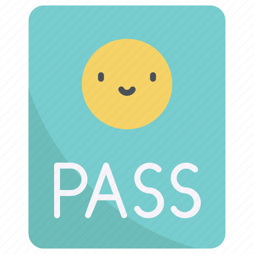 Passport, smile, happy, happiness, identity, traveling icon - Download on Iconfinder