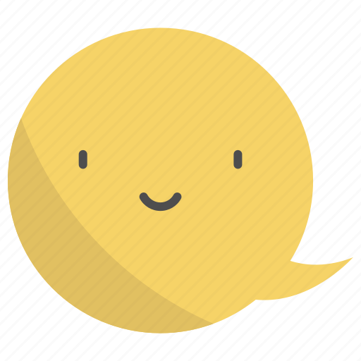 Happy, hapiness, smile, happiness, chat, talk, emotion icon - Download on Iconfinder