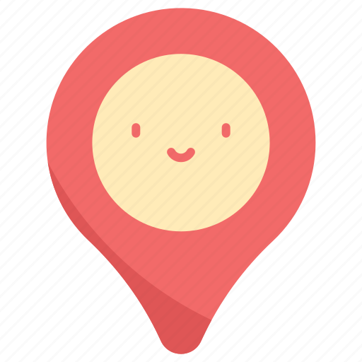 Location, smile, happy, happiness, placeholder icon - Download on Iconfinder