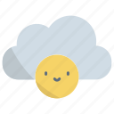 cloud, smile, happy, happiness, weather