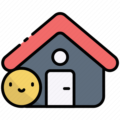 Home, smile, happy, happiness, house icon - Download on Iconfinder