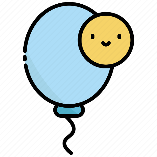 Balloon, smile, happy, party, celebration, happiness icon - Download on Iconfinder