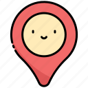 location, smile, happy, happiness, placeholder