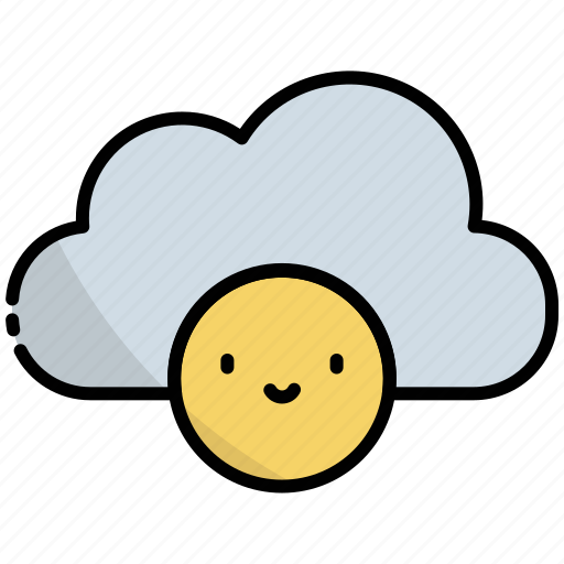 Cloud, smile, happy, happiness, weather icon - Download on Iconfinder