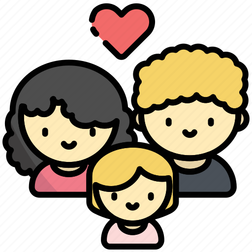 Family, smile, happy, happiness, couple, child icon - Download on Iconfinder