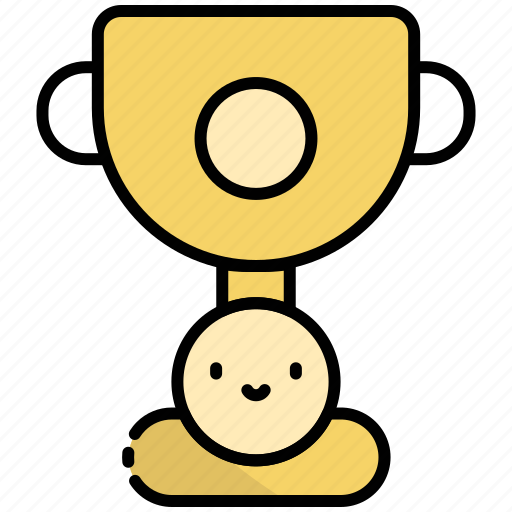 Trophy, smile, happy, happiness, achievement, success icon - Download on Iconfinder