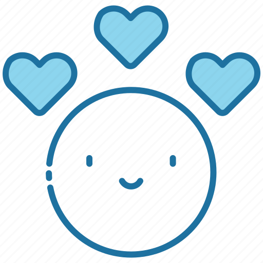Happy, smile, happiness, love, falling in love, in love icon - Download on Iconfinder