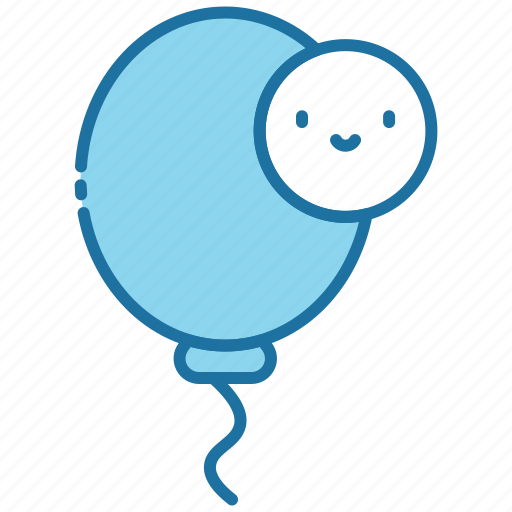 Balloon, smile, happy, party, celebration, happiness icon - Download on Iconfinder