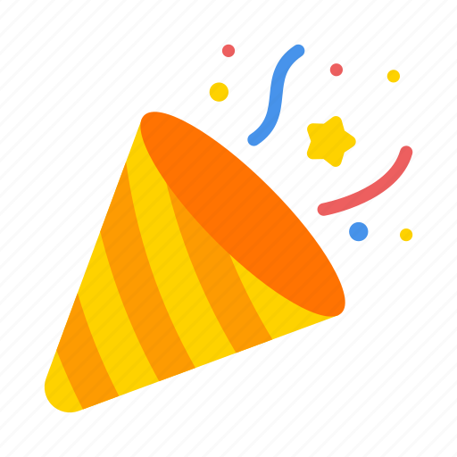 Party, celebration, birthday, confetti icon - Download on Iconfinder