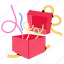 gift box, surprise box, confetti box, present, surprise 