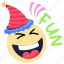 party horn, birthday boy, birthday celebration, partying, birthday bash 