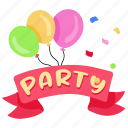 party balloons, celebration, bunch balloons, helium balloons, balloons