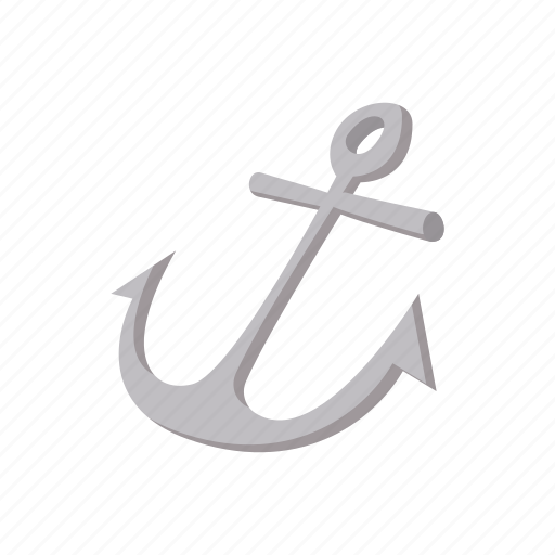 Anchor, cartoon, marine, metal, nautical, old, vintage icon - Download on Iconfinder
