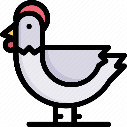 Chicken, easter day, egg, happy easter, hen, holidays, spring season icon - Download on Iconfinder