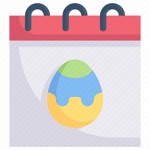 Easter day, easter egg calendar, egg, event, happy easter, holidays, spring season icon - Download on Iconfinder
