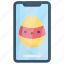 easter day, easter egg smartphone, egg, happy easter, holidays, mobile, spring season 
