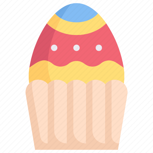 Cake, easter day, egg, egg muffin, happy easter, holidays, spring season icon - Download on Iconfinder