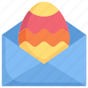 easter day, egg, egg in envelope, greeting, happy easter, holidays, spring season 
