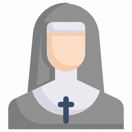 Easter day, egg, happy easter, holidays, nun, priestess, spring season icon - Download on Iconfinder
