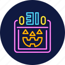 calendar, event, halloween, party, night, holiday, trick or treat