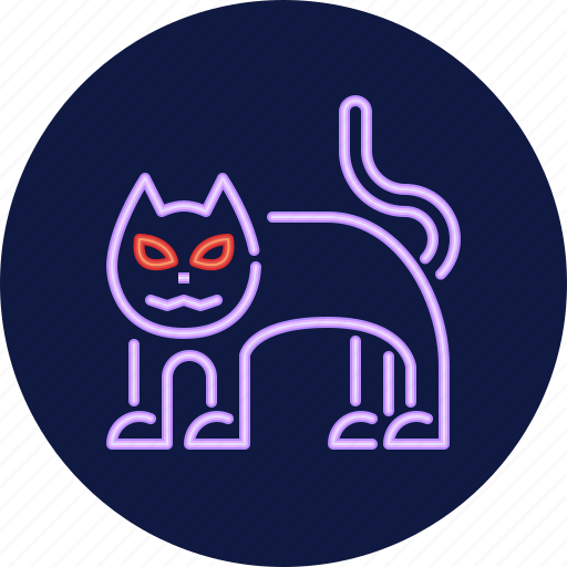 Black, cat, halloween, party, night, holiday, trick or treat icon - Download on Iconfinder